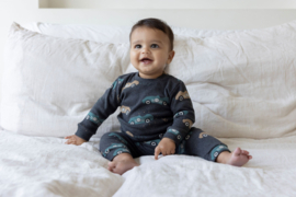 Feetje pyjama ricky racer antraciet
