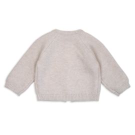 Lodger wollen gebreid vest birch 20