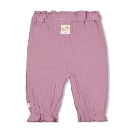 Feetje broek flower ranch violet 02
