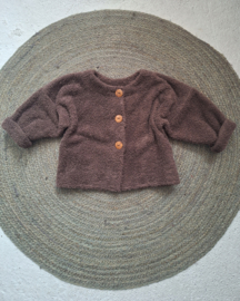 BADSTOF VESTJE - DUSTY BROWN