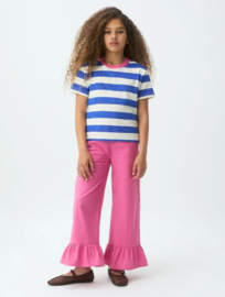 Compania fantastica streep shirt blauw wit 21