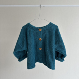 BADSTOF VESTJE - PETROL