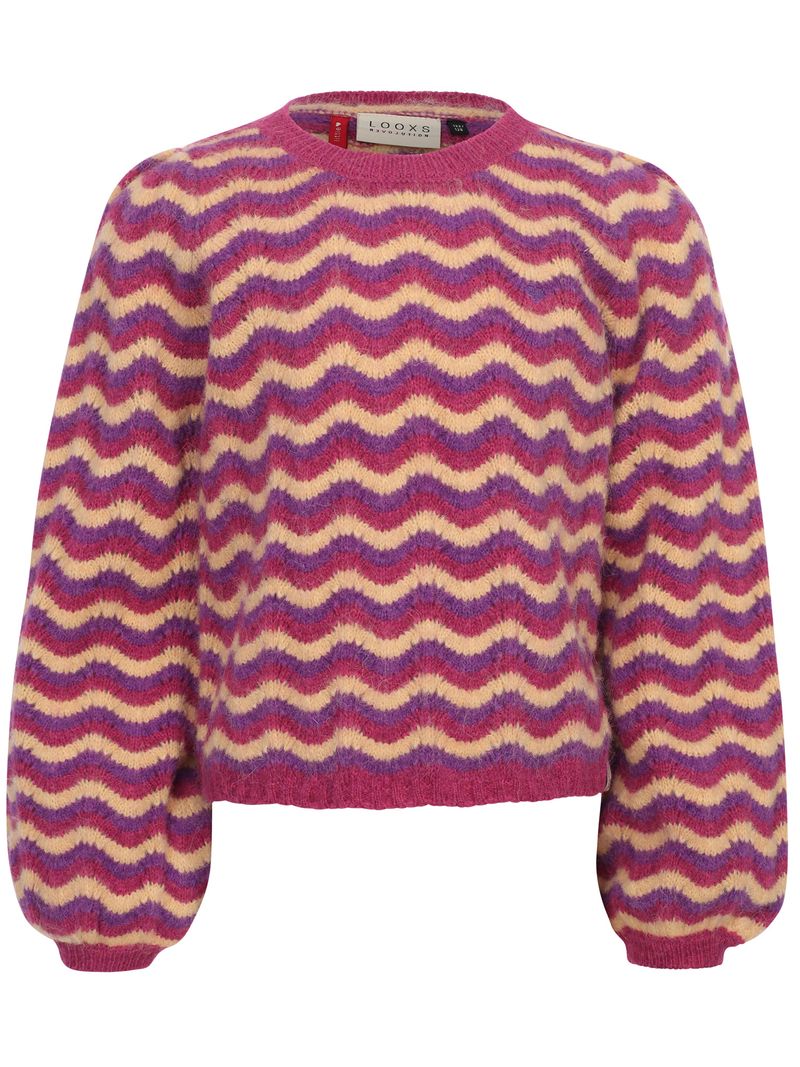 Looxs little gebreide trui multi stripe 60