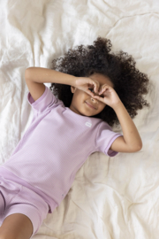 Feetje shortama wafel summer special lila