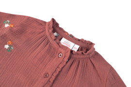Mini rebels blouse poppy dark cognac 22