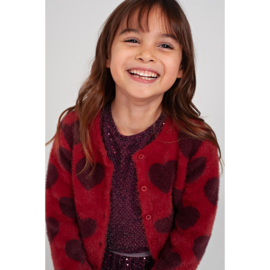 Jubel glitter shirt bordeaux 123