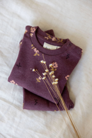 Feetje pyjama bonnie bouquet wijnrood