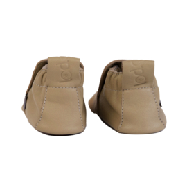 Lodger leren slofjes stepper sand 13