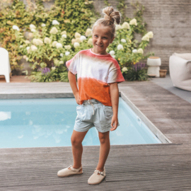 Your wishes shirt dip dye wide tee multi color 273