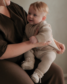 Lodger wollen gebreid vestje beige 22