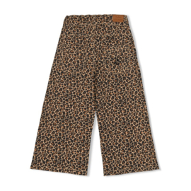 Jubel panter print wide leg broek 117