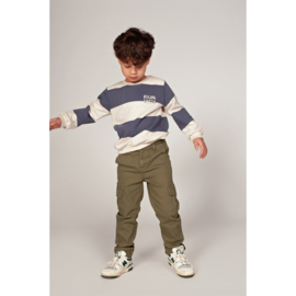 Sturdy sweater streep blue 111