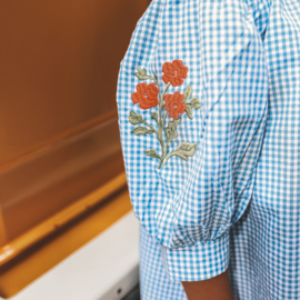 Your wishes jurk vichy blue 236