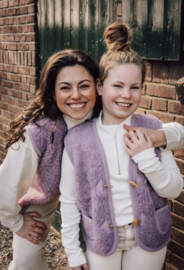 Alwero kids wollen gilet alpen lila 08