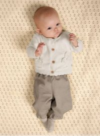 Lil' atelier baby broekje doreen oxford tan 24