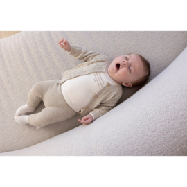 Feetje gebreid broekje taupe melange 135