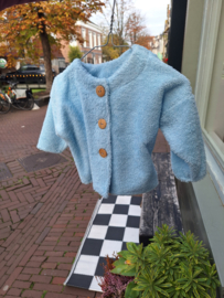 BADSTOF VESTJE - BABY BLUE