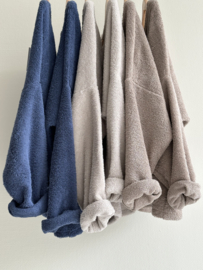 BADSTOF VEST DAMES KORT - SAND