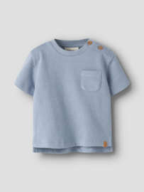 Lil' atelier baby shirt dias dusty blue 77
