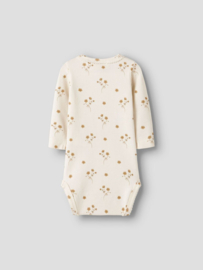Lil' atelier baby romper flayo coconut milk/ flower 54