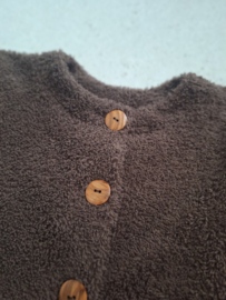 BADSTOF VESTJE - DUSTY BROWN