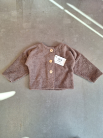 BADSTOF VESTJE - DUSTY BROWN