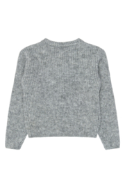 The new knit vest valencia light grey melange 04