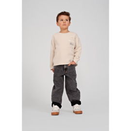 Sturdy jeans grey denim loose fit 112