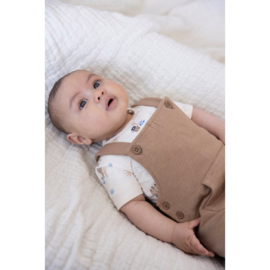 Feetje tuinbroekje siesta camel 10