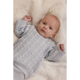 Feetje gebreide trui blue melange 130