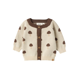 Lil' Atelier baby vestje saran wood ash 357