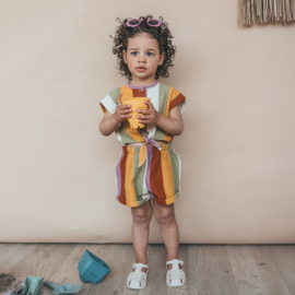 Salted stories jumpsuit multi stripe 212