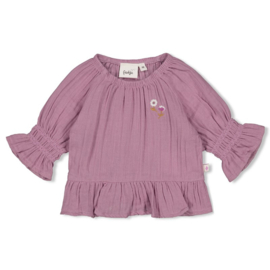 Feetje shirt flower ranch violet 03