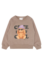 The new little sweater verla taupe grey 38