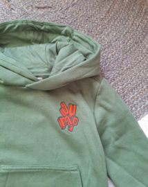 Mini rebels hoody bisho ligt khaki 132