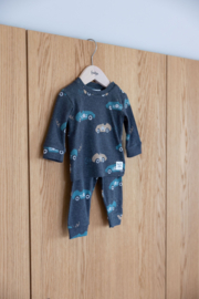 Feetje pyjama ricky racer antraciet
