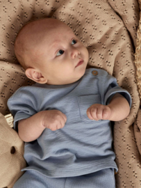 Lil' atelier baby shirt dias dusty blue 77