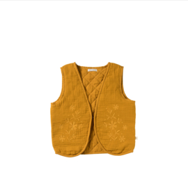 Your wishes gilet muslin poppy saffron 26