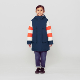 Goasoaky winterjas uni navy streep