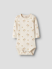 Lil' atelier baby romper flayo coconut milk/ flower 54