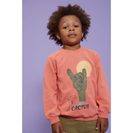 Sturdy sweater orange coral cactus 67
