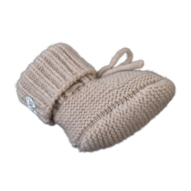 Lodger merino wollen slofjes beige 03
