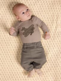 Lil' atelier baby romper halli oxford tan 28