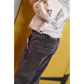 Sturdy corduroy broek anthracite 120