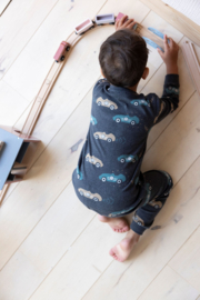 Feetje pyjama ricky racer antraciet