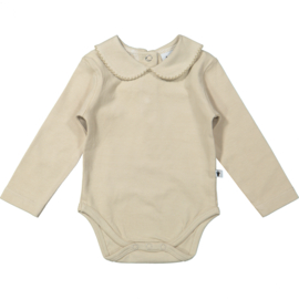 Klein romper kraagje oxford tan beige 228