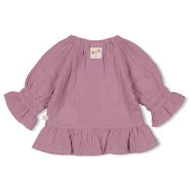 Feetje shirt flower ranch violet 03