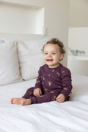 Feetje pyjama bonnie bouquet wijnrood