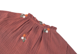 Mini rebels blouse poppy dark cognac 22