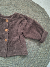 BADSTOF VESTJE - DUSTY BROWN